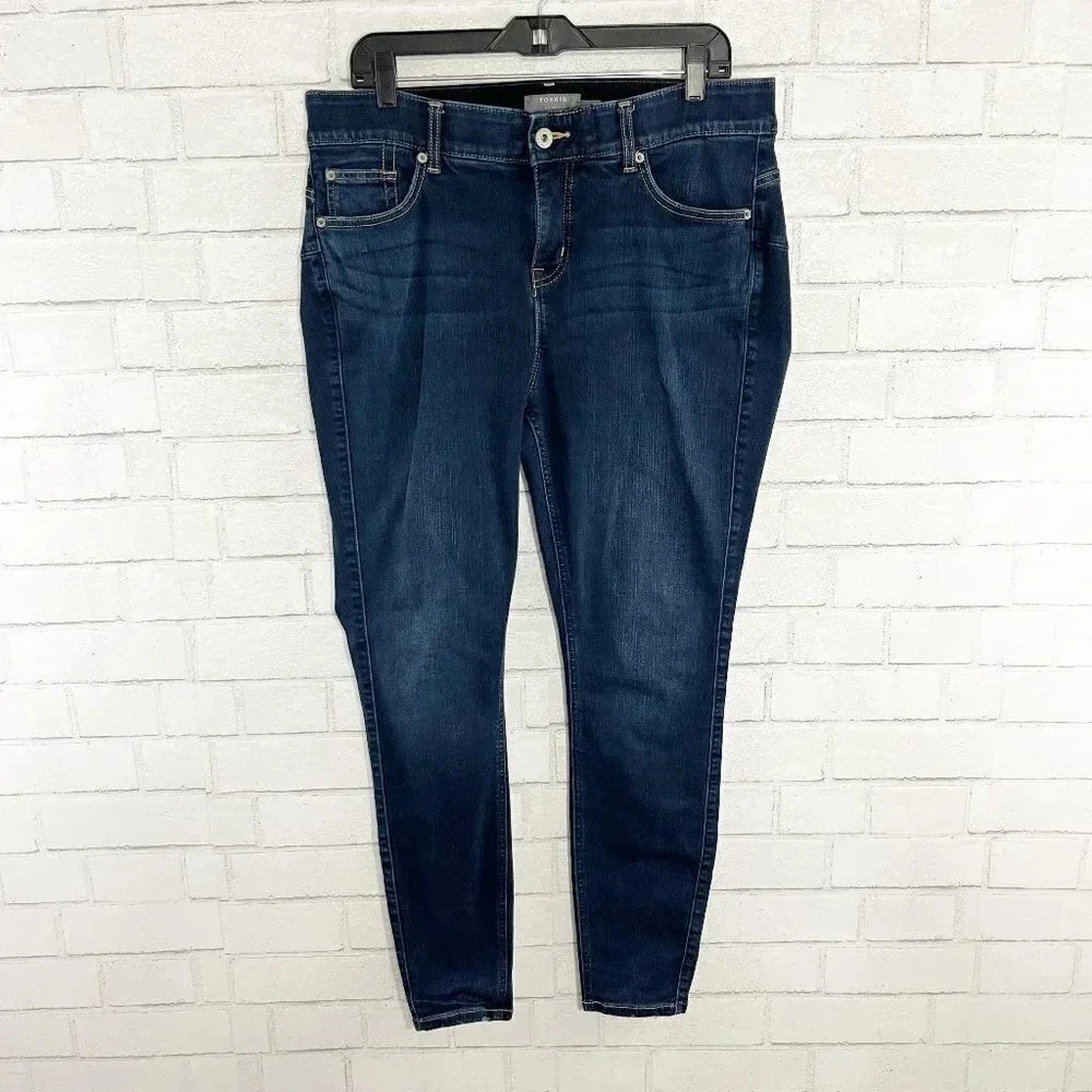 Torrid Dark Wash High Rise Bombshell Skinny Jeans Women's Plus Size 16R